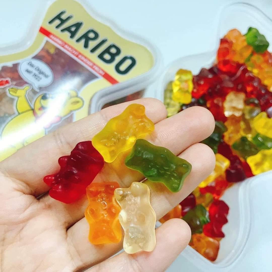 Kẹo dẻo gấu Haribo Gold Baren Đức 450g . Hsd : 04/2024