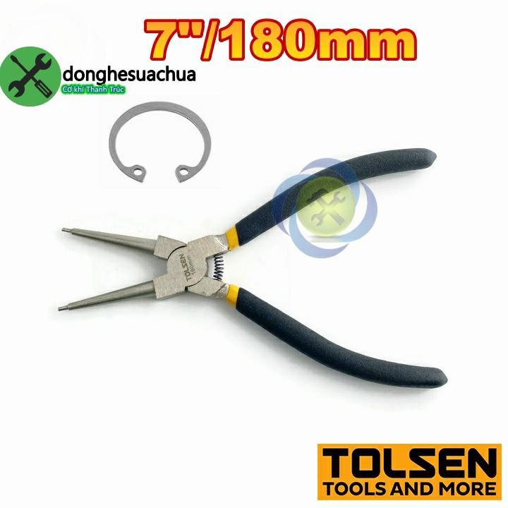 Kìm mở phe trong miệng thẳng Tolsen 10077 dài 180mm