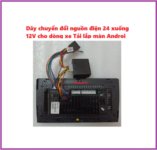 Bộ Chuyển Đổi Nguồn Điện  Từ 24v Sang 12v Cho Xe Hơi.DÂY CHUYỂN ĐỔI  MÀN DVD ANDROI CHO XE TẢI