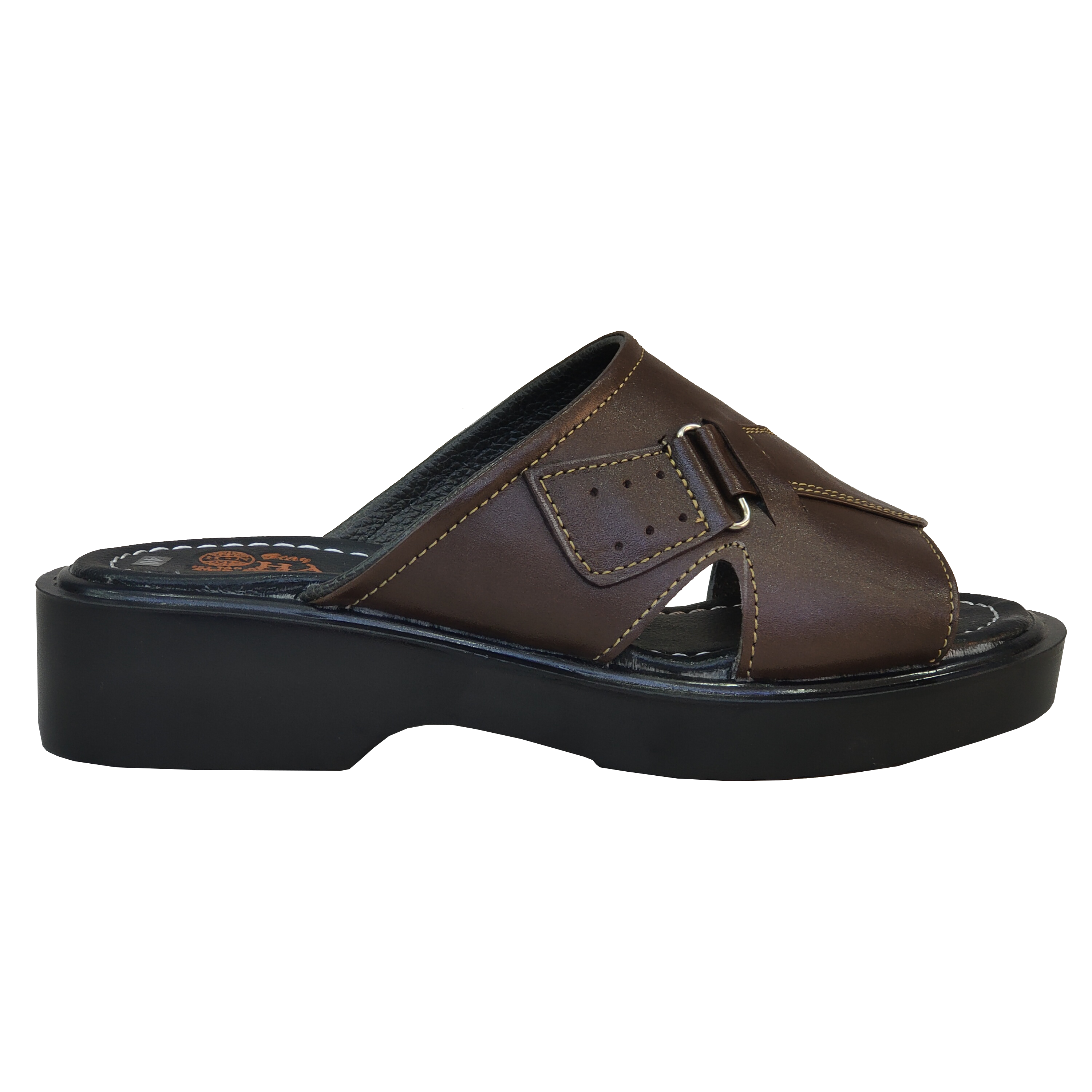 Dép Nam Quai Ngang HÀ NAM Da Bò Thật Cao Cấp DNA2135