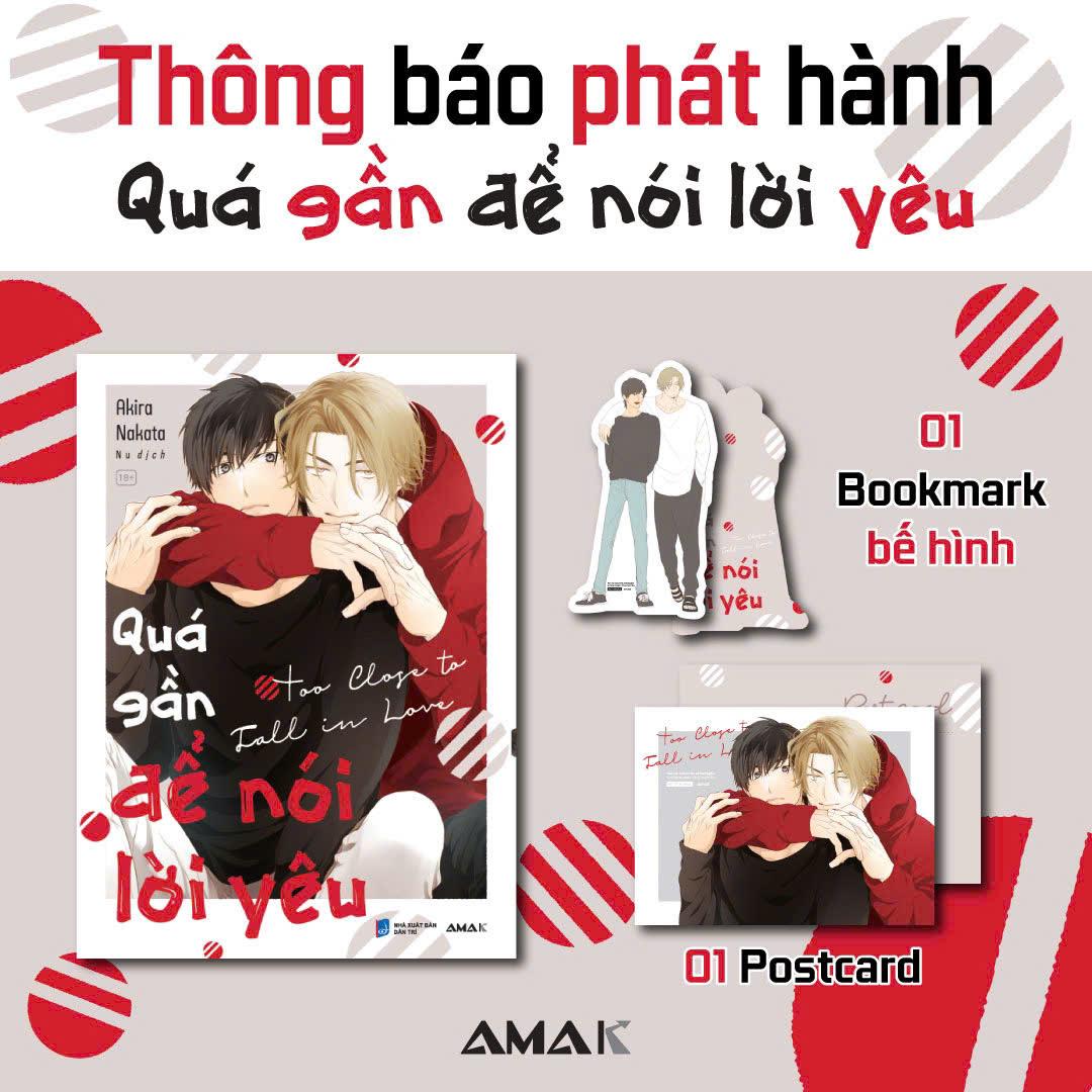 Sách - Quá Gần Để Nói Lời Yêu - Too Close To Fall In Love - Tặng Kèm Bookmark + Postcard