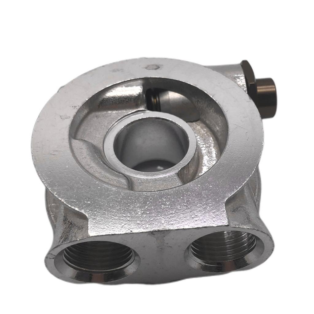 Car M20*1.5 Inlet & AN 10 Outlet AN10 Oil Filter Cooler Sandwich Plate Adapter