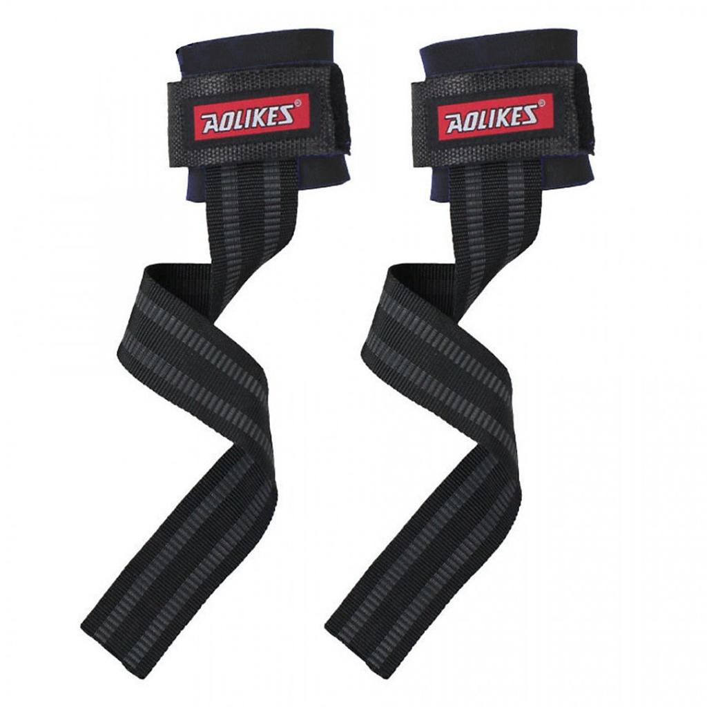 Dây Kéo Lưng Lifting Straps Hỗ Trợ Các Bài Tập Kéo Khi Thể Hình, Tập Gym AOLIKES