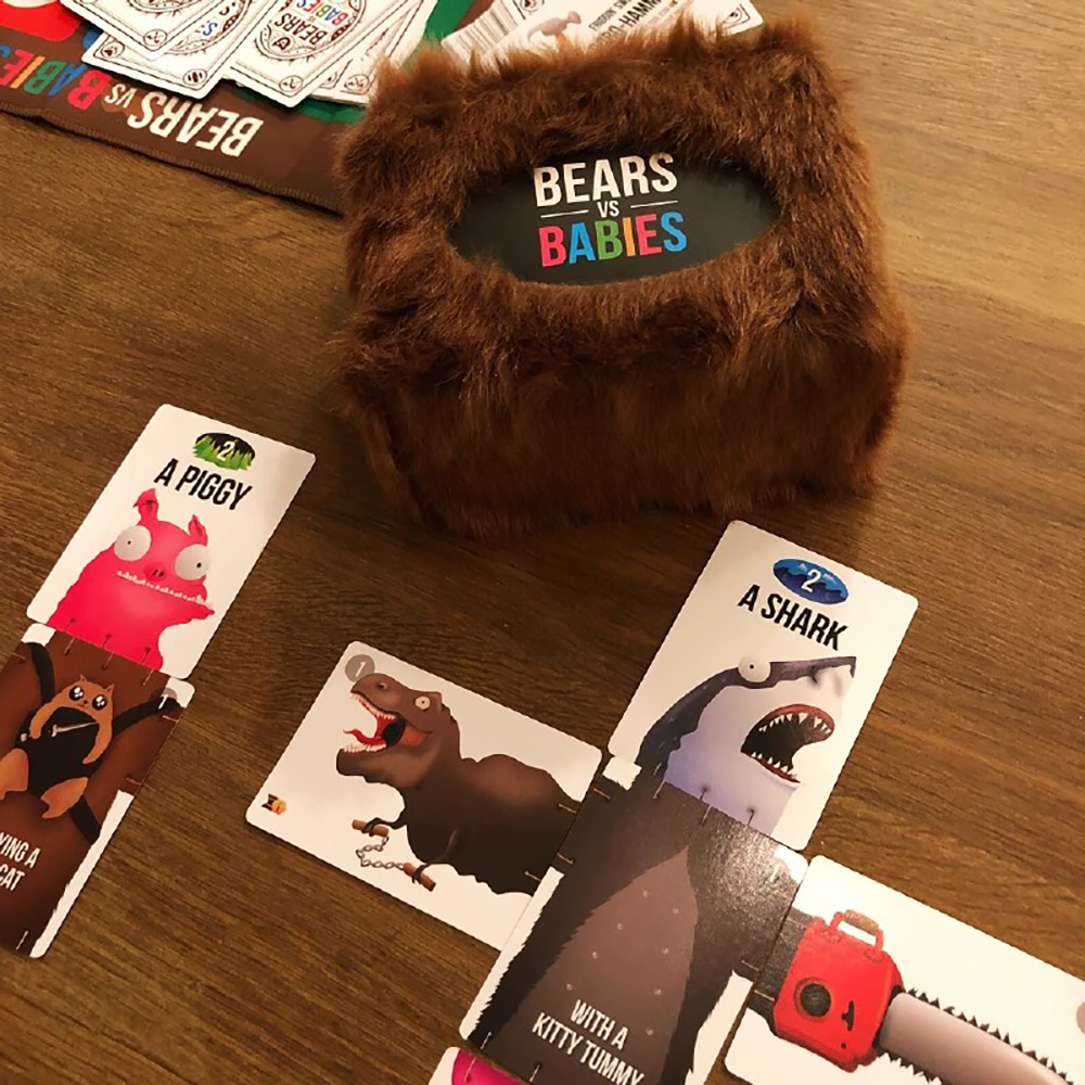 Card Game Bears Vs Babies Bộ thẻ bài trò chơi Đầu Gấu đại chiến Em Bé Board Game bóp nhau siêu bựa lầy