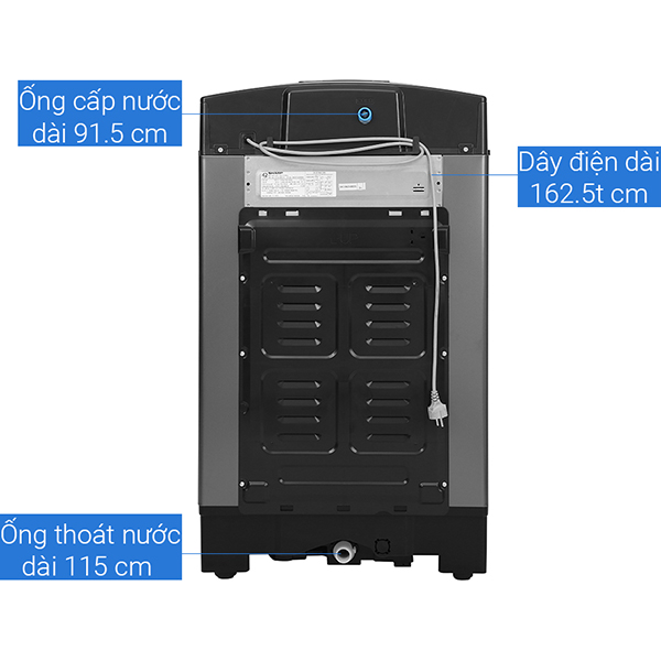 Máy Giặt Cửa Trên Sharp ES-W102PV-H - Hàng Chính Hãng - Chỉ giao tại Hà Nội