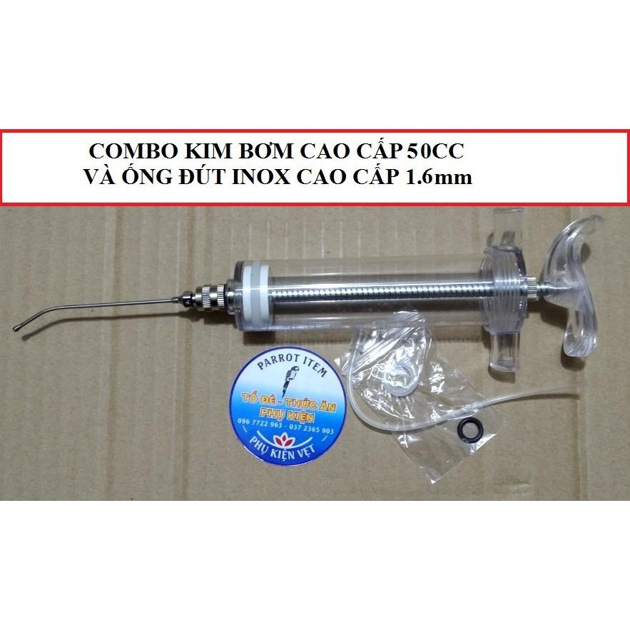 COMBO KIM BƠM CAO CẤP VÀ ỐNG ĐÚT INOX CAO CẤP NHẬP KHẨU CHO MỌI DÒNG VẸT