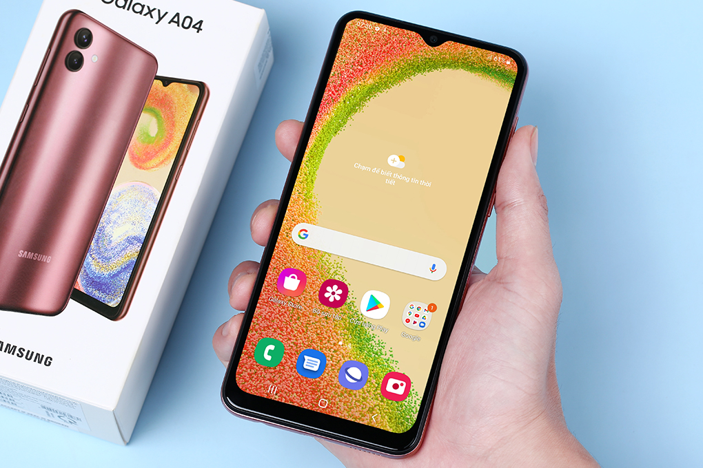 Điện thoại Samsung Galaxy A04 - Hàng chính hãng - Mới 100% Nguyên Seal - Pin Khủng 5000 mAh - Bảo Hành 12 Tháng
