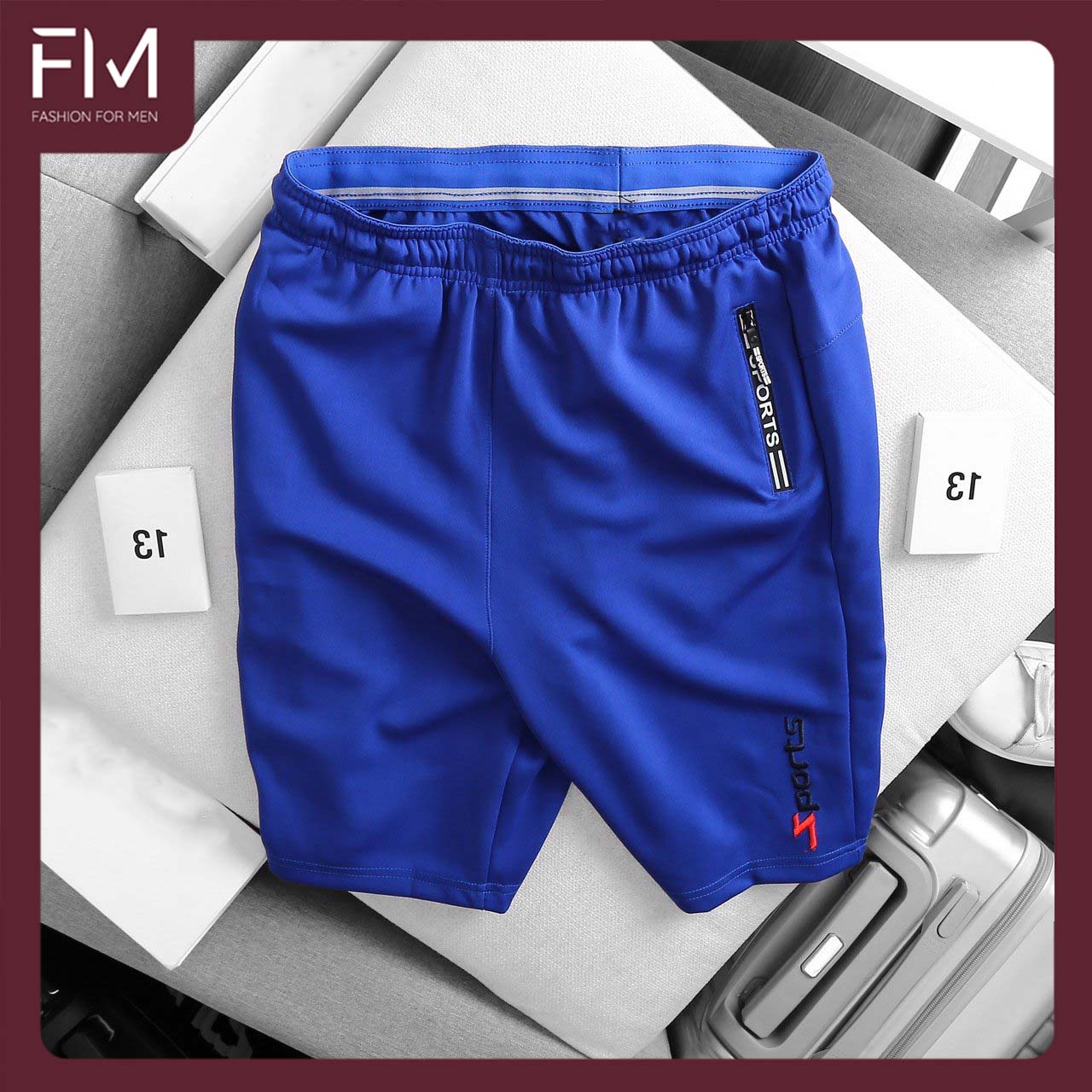 Quần short nam thể thao thun lạnh cao cấp thoải mái, năng động, trẻ trung – FORMEN SHOP – FM1PS090