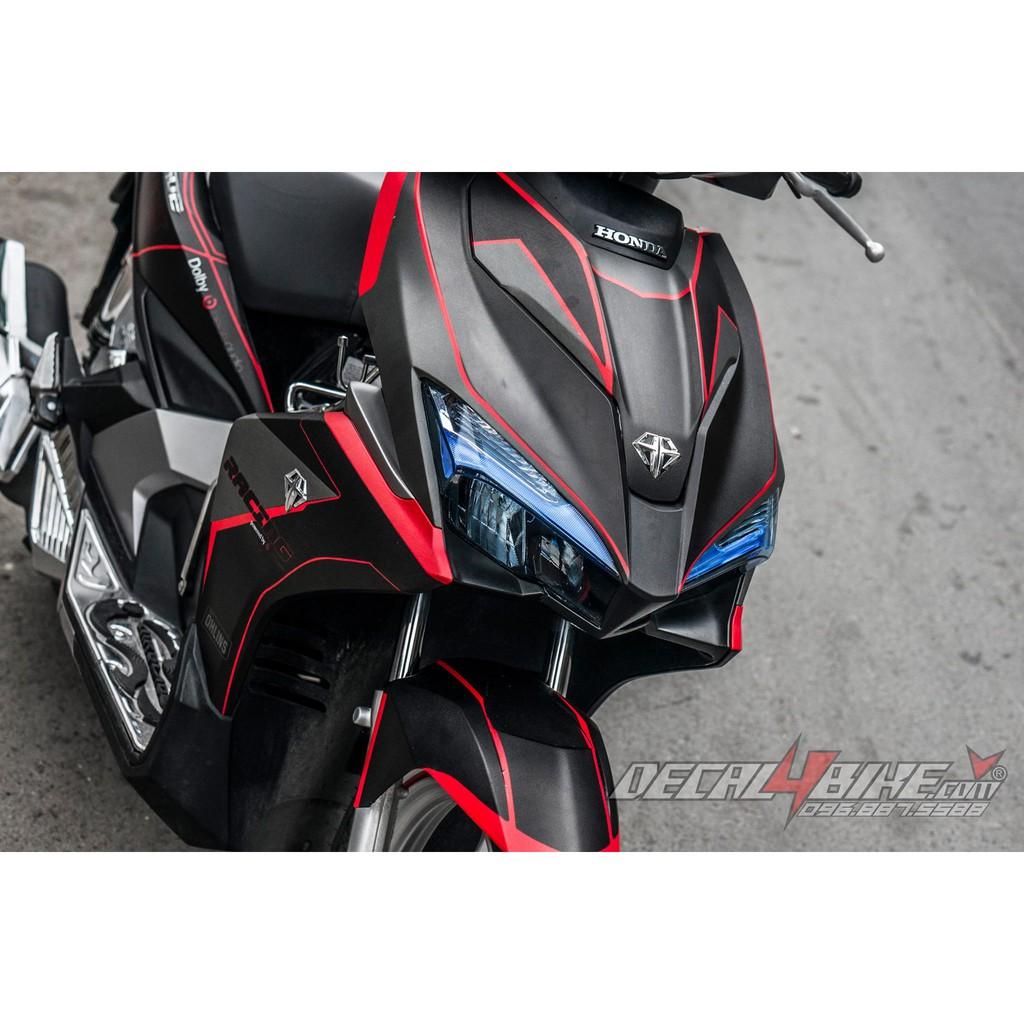 Tem trùm dành cho xe Air Blade 2016 Red Racing