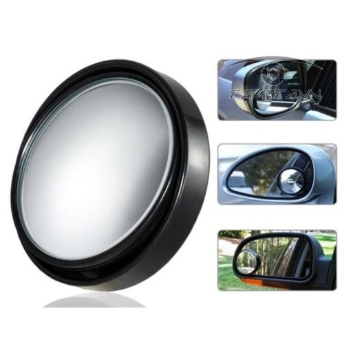 Gương cầu lồi xoay 360 độ có viền chiếu hậu điểm mù ô tô xe máy