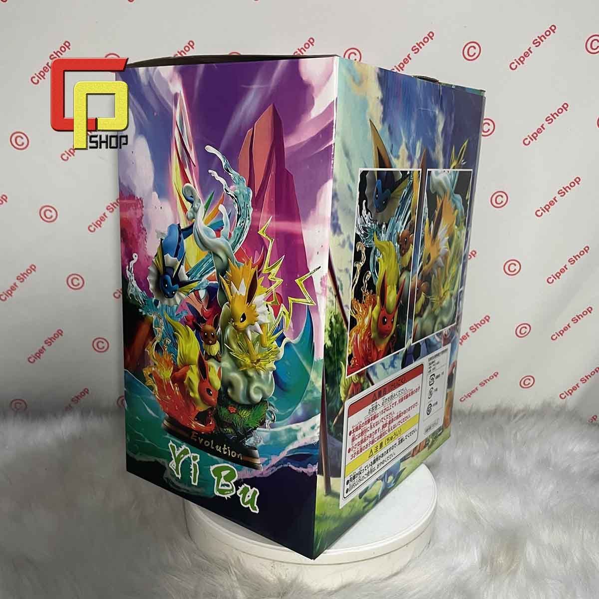 Mô hình Eevee Pokemon tiến hóa - Có Led - Figure Pokemon hệ tiến hóa