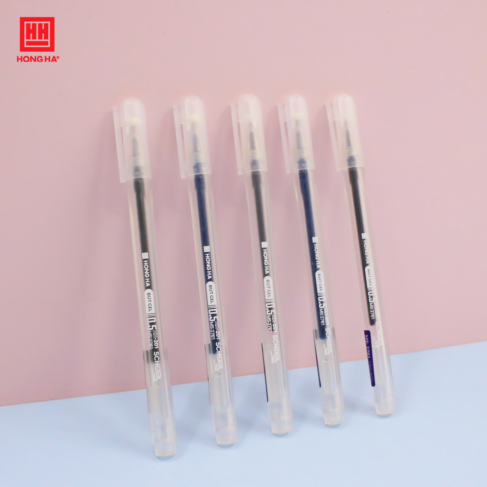 Bút gel - HH - 201 (Đen, Xanh, Tím) (0.5mm) - 2761