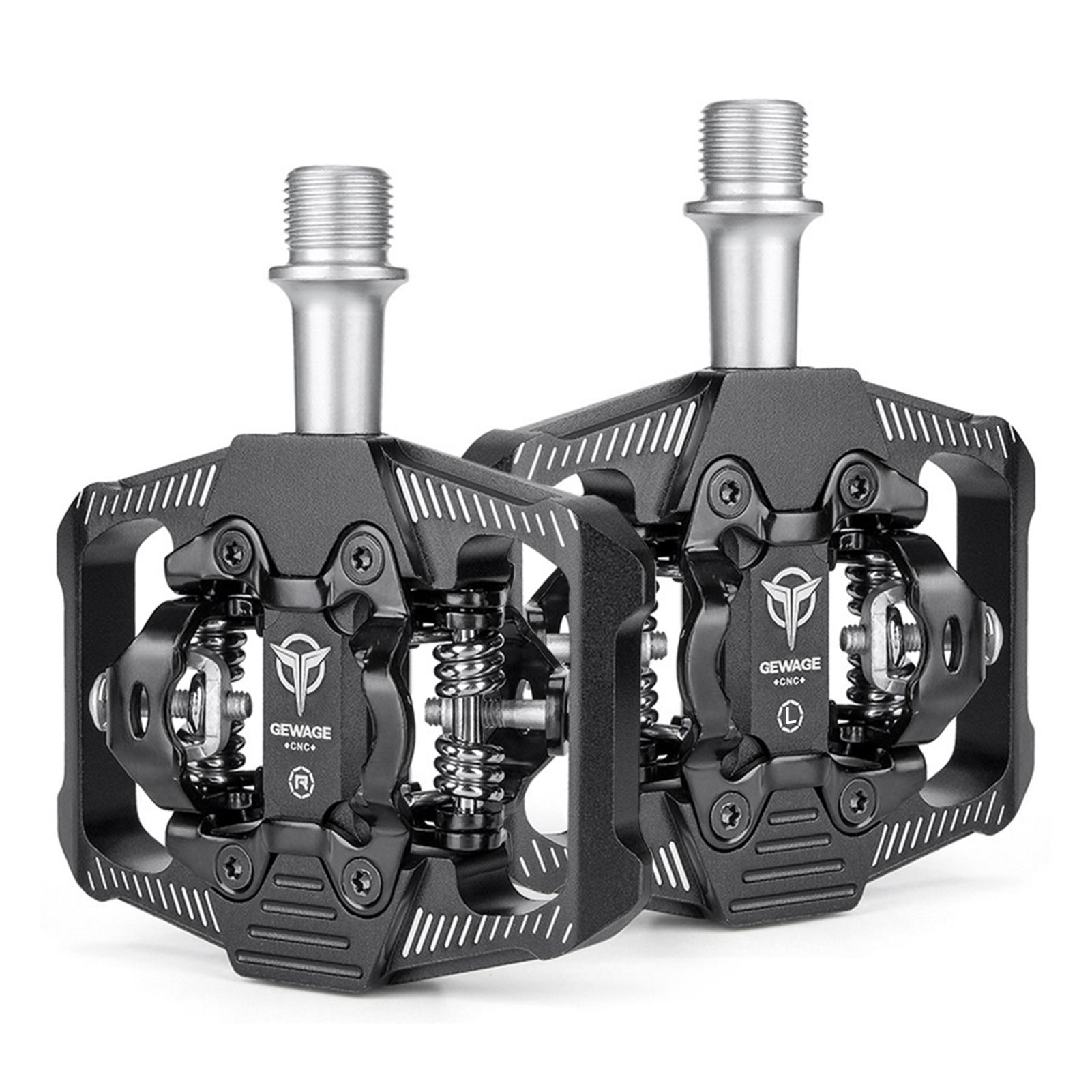 Bàn Đạp Thay Thế Xe Đạp Leo Núi Spd Kẹp Hai Mặt Mtb Có Miếng Lót Gewage