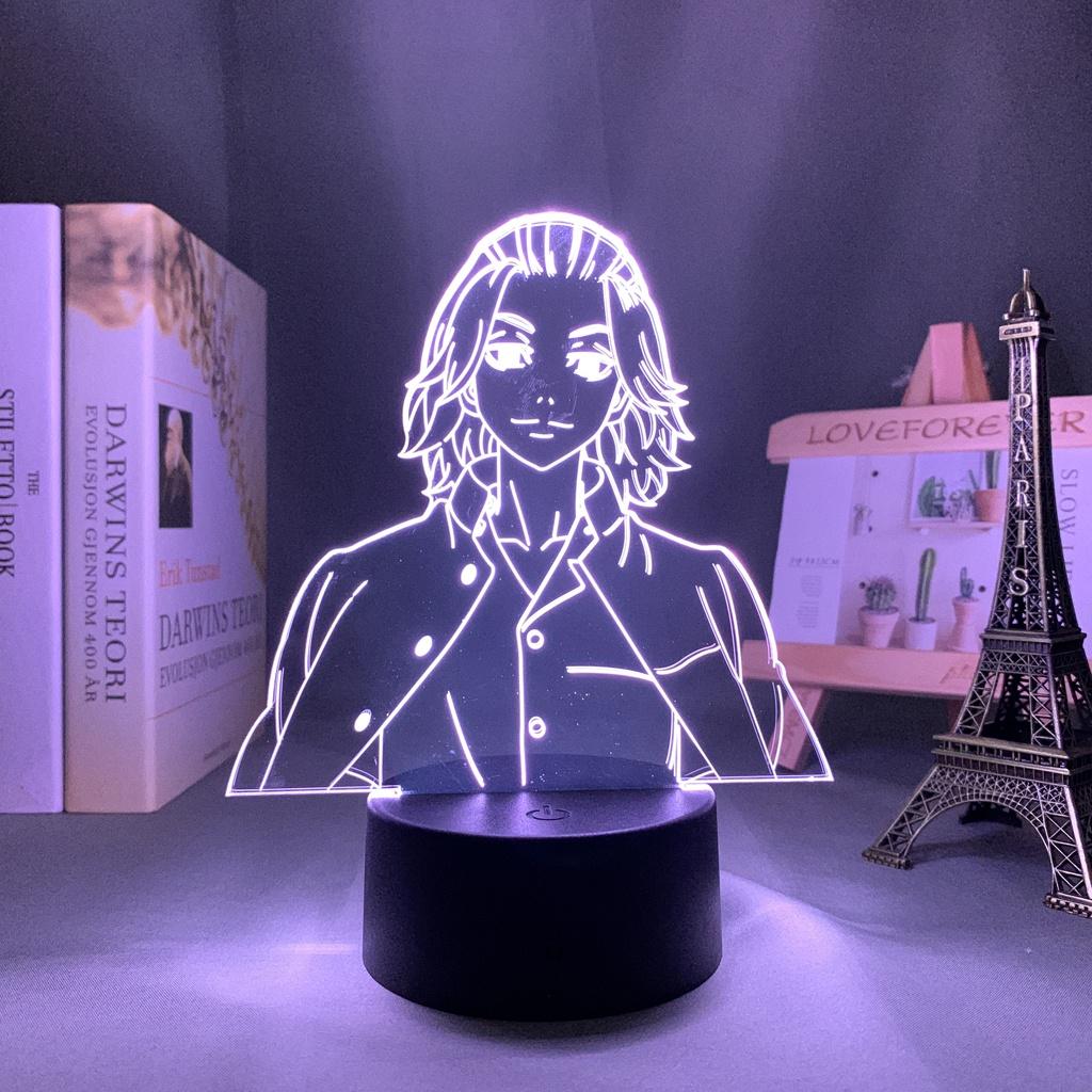 Đèn led 3D Wright Tokyo revengers Mikey decor