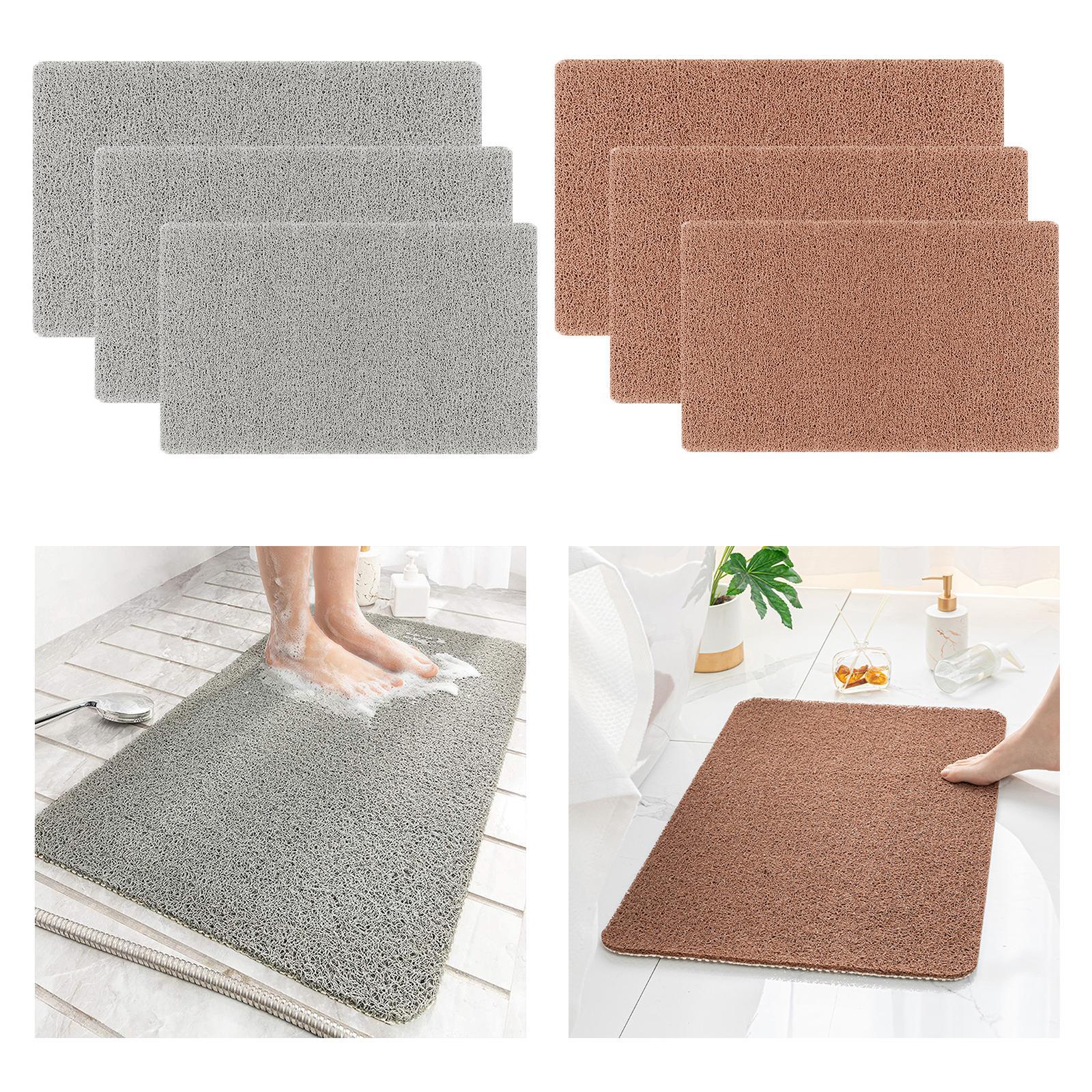 PVC Shower Mats Loofah Mats Massage Foot Pad for Shower Tub Wet Areas