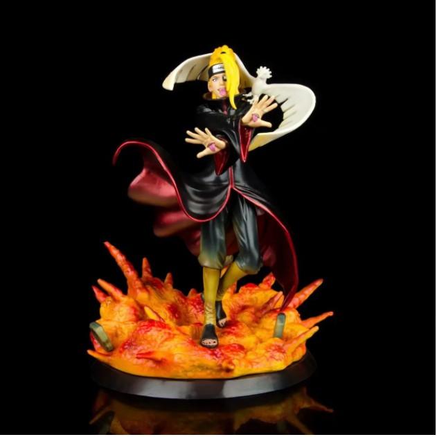 Mô hình Figure Naruto Akatsuki Deidara nổ tung 26Cm