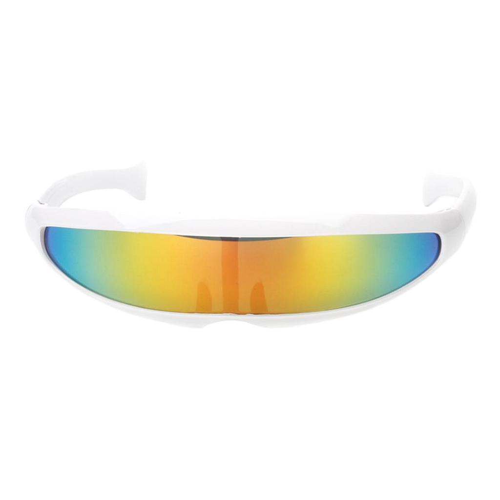 Hình ảnh 6pieces Futuristic Narrow Lens Visor Eyewear Sunglasses