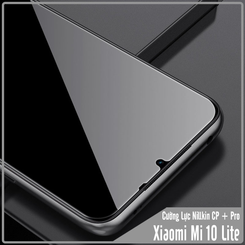 Kính cường lực cho Xiaomi Mi 10 Lite - Redmi 10X 5G Nillkin CP+ PRO - Full viền đen - Hàng Nhập Khẩu
