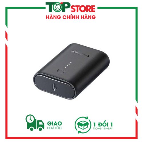 Pin Sạc Dự Phòng RAVPower RP-PB194, PIN 10.000mAh Sạc Nhanh PD18w +QC 3.0- Hàng Nhập Khẩu