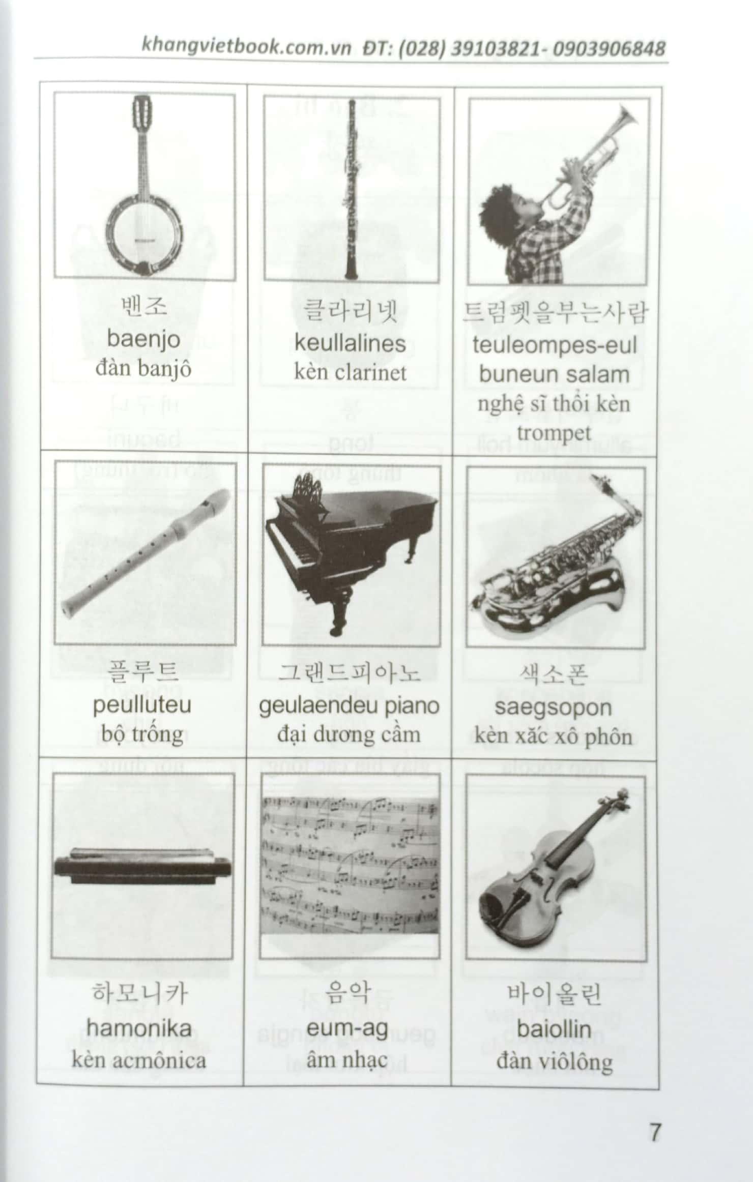 3500 Từ Vựng Tiếng Hàn Theo Chủ Đề