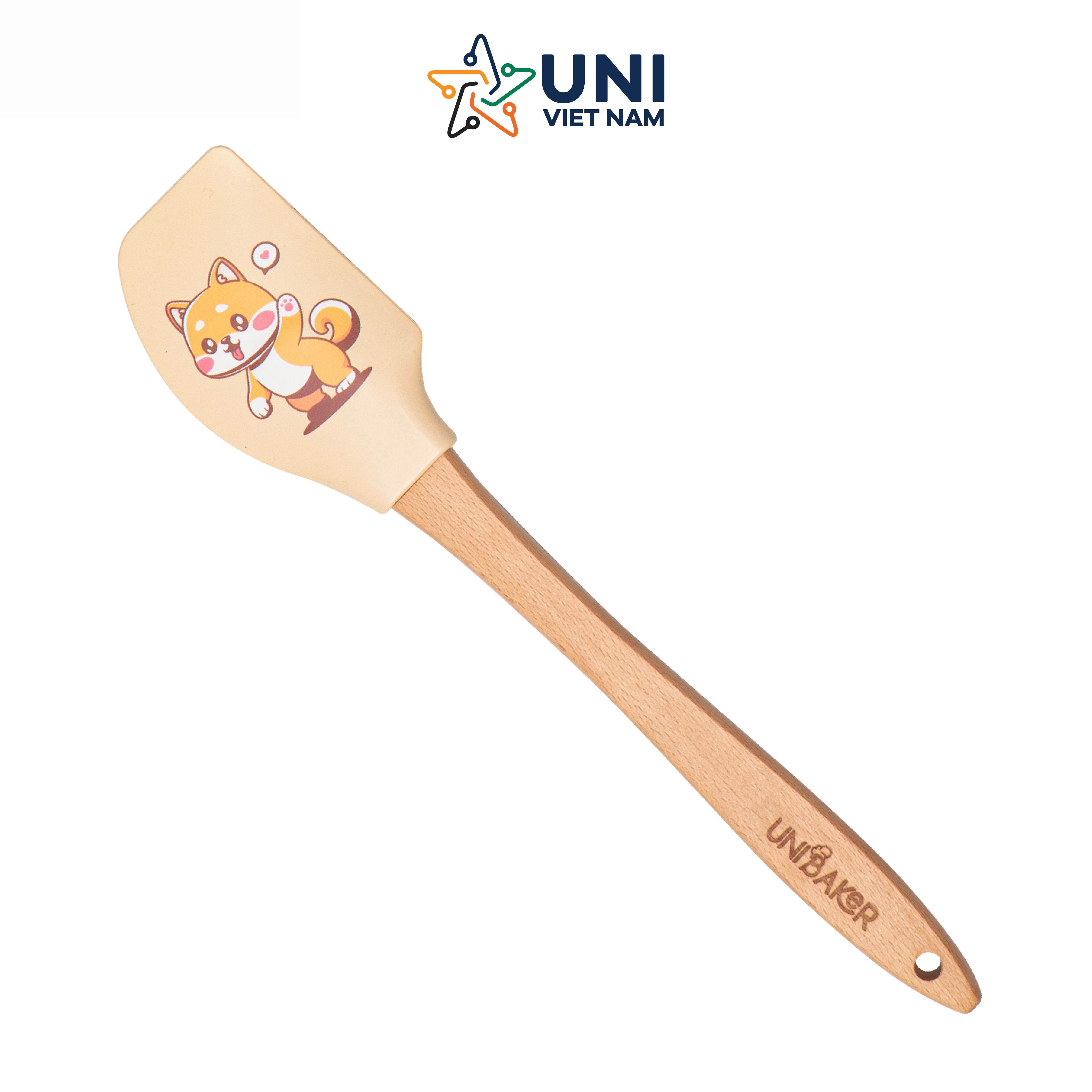 Combo Khay 3 sóng Unibaker & Phới vét kem Unibaker