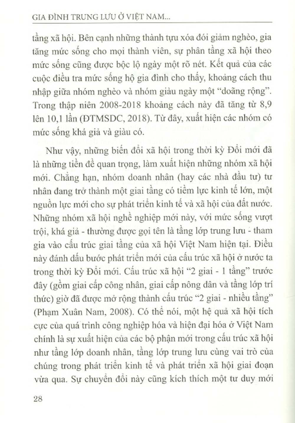 Gia Đình Trung Lưu Ở Việt Nam Với Các Quá Trình Phát Triển Kinh Tế - Xã Hội - Văn Hóa