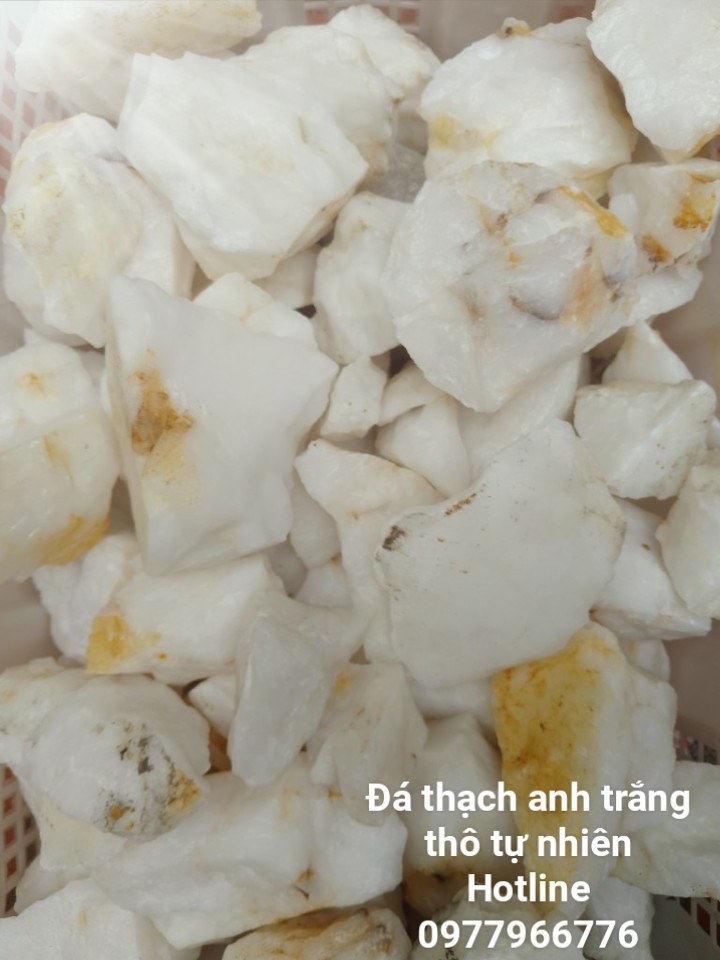 Đá Thạch Anh Trắng Thô Tự Nhiên Loại Đẹp (1 kg)