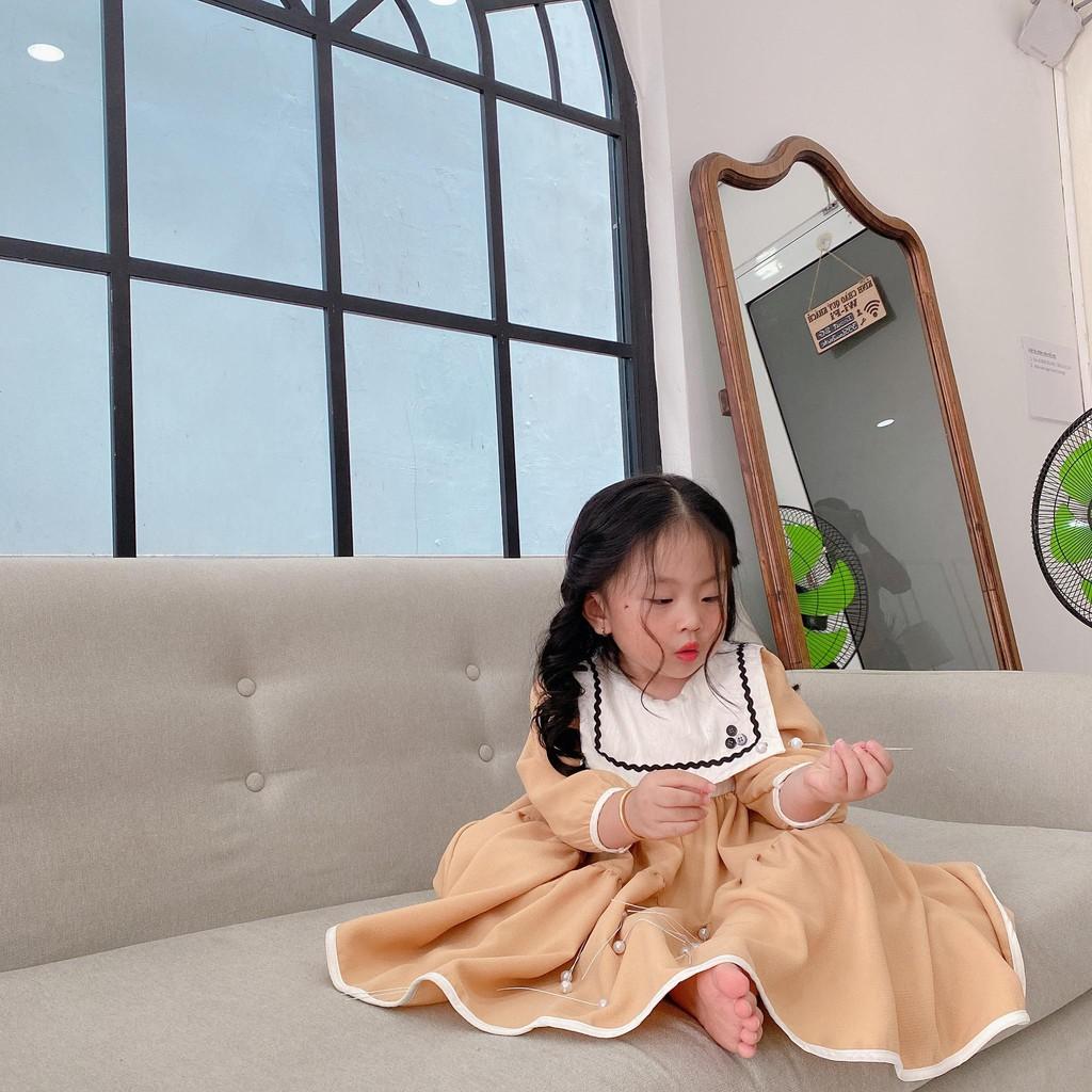 NEW ITEM- ĐẦM THÙY THỦ NÂU TAY DÀI