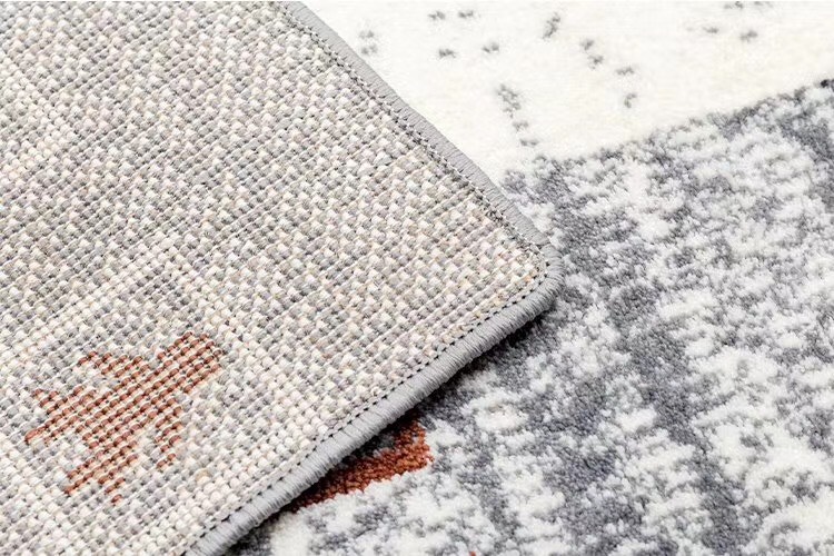 Thảm Lông Sợi Ngắn Boheamia Họa Tiết Chấm Bi Carpet Thảm Cao Cấp