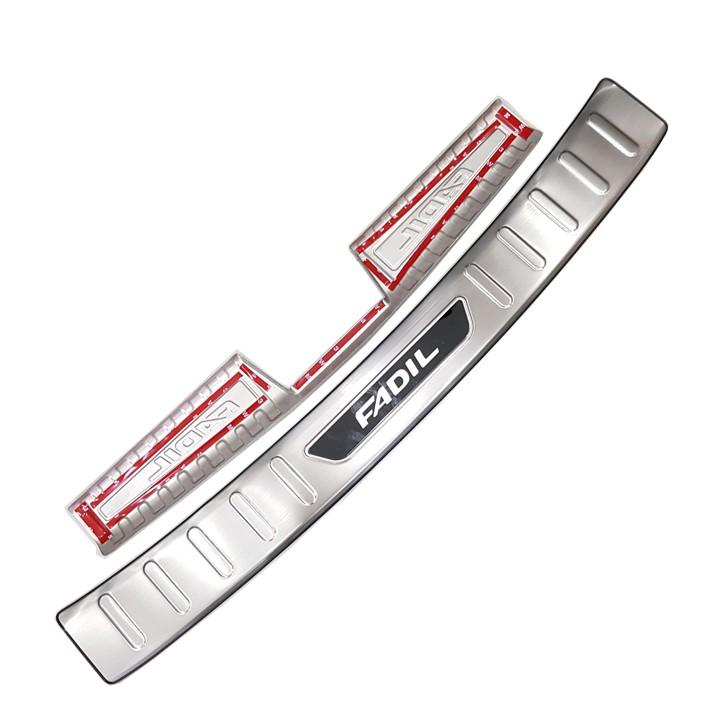 Bộ ốp chống trầy cốp Vinfast Fadil – Mẫu INOX
