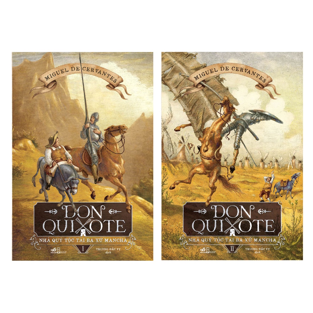 Sách - Combo Don Quixote - Nhà quý tộc tài ba xứ Mancha (02 tập) (TB 2022) - Nhã Nam Official