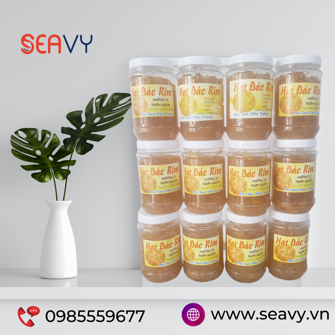 Đặc Sản Nha Trang - Hạt Đác Rim Thơm Hộp Seavy 500G