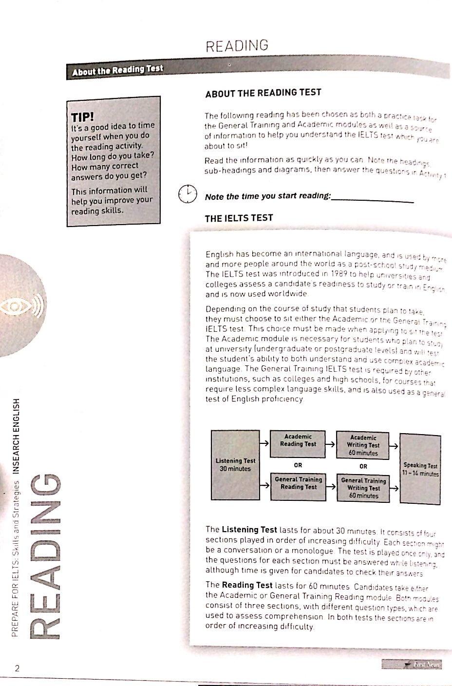 Sách IELTS Skills Reading &amp; Writing Book Two