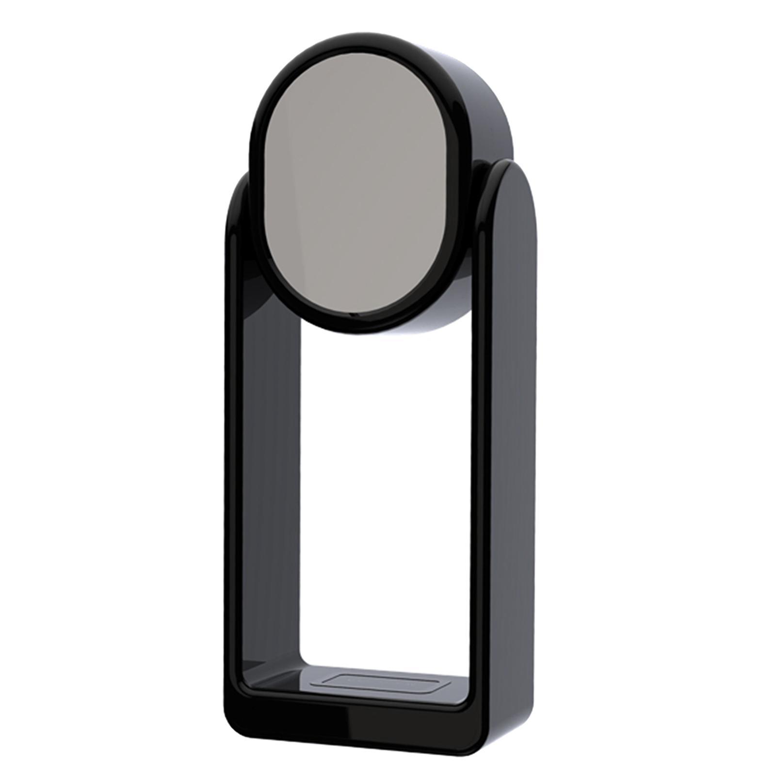 LED Desk Lamp WirelESS Charger Makeup Mirror Black