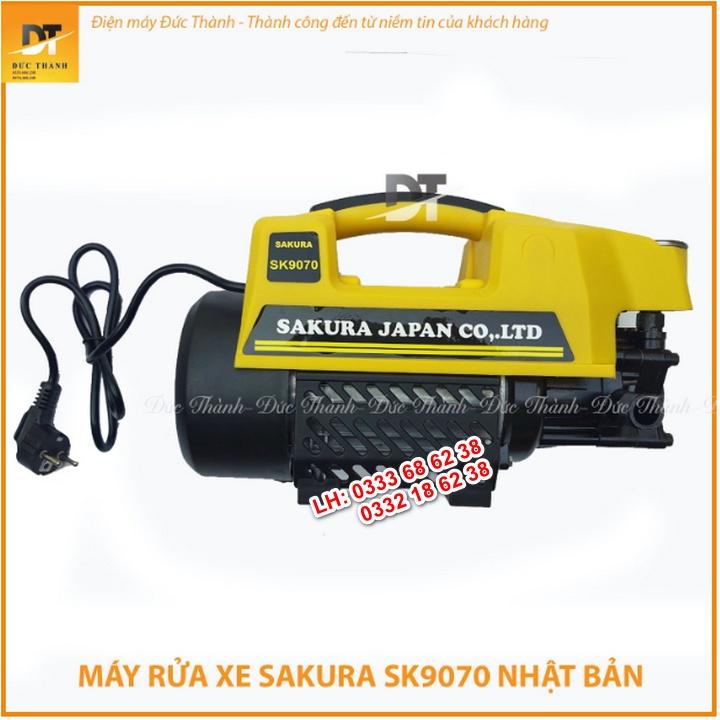 Máy rửa xe SAKURA japan. Công suất 3000W.