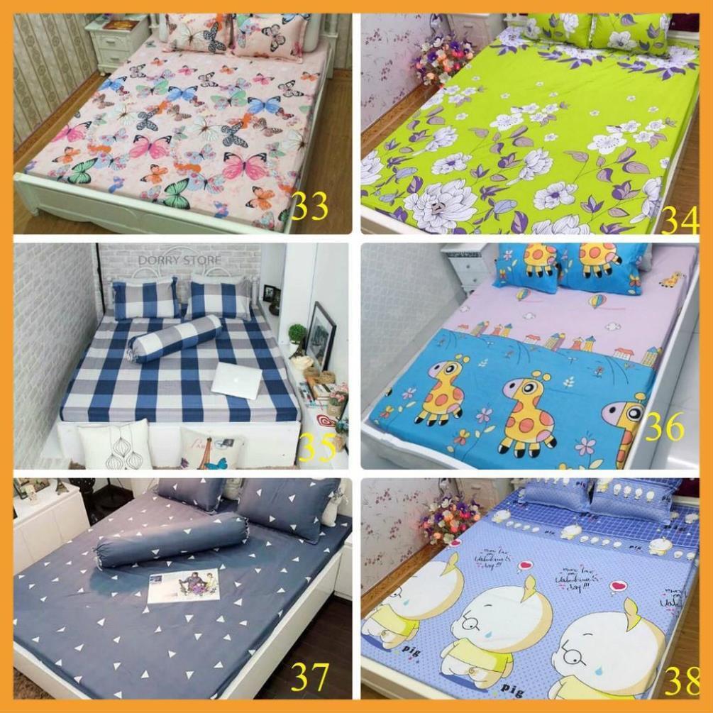 Lẻ = sỉ bộ ga chun cotton poly m6 hoặc m8