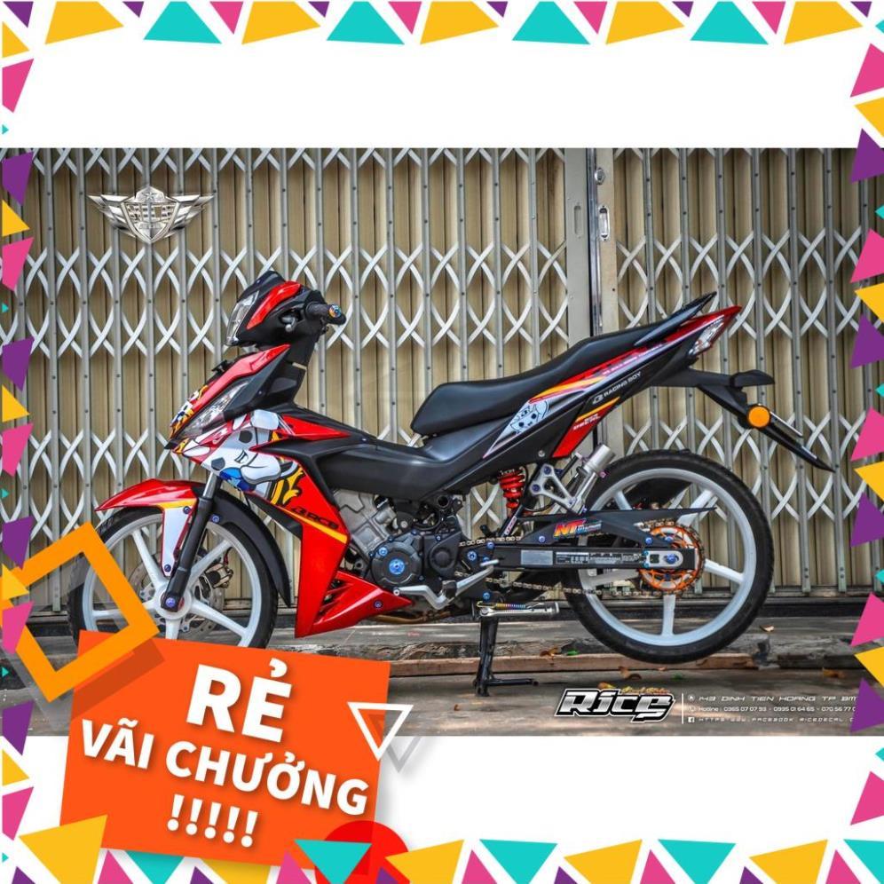 Tem Rời Winner V1 Mẫu RCB Racing Boy Đỏ Trắng Đen Cực Độc,