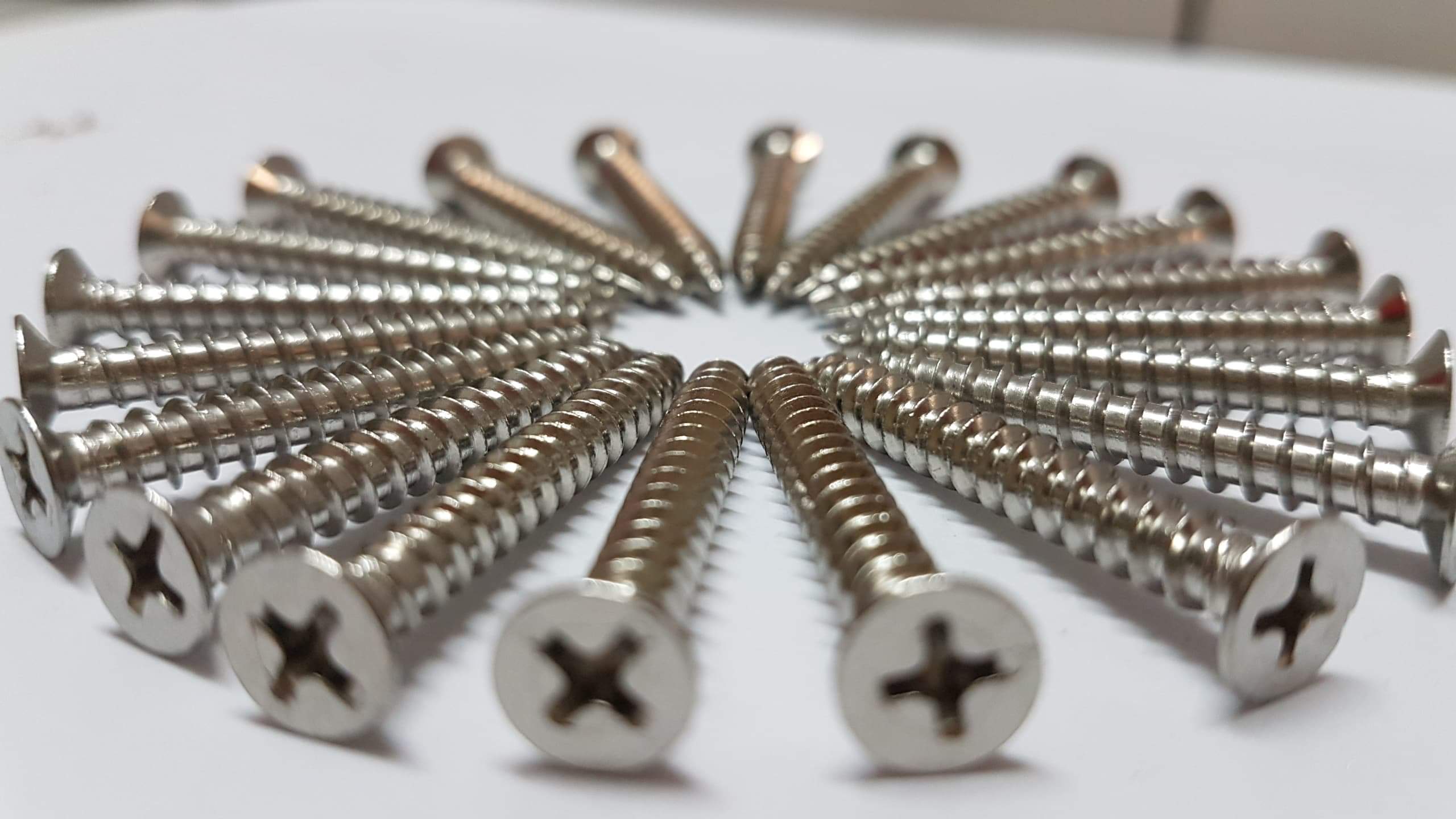 Bộ 100 ốc vít bắt tường inox 201 - Inox 304 - 4x30mm