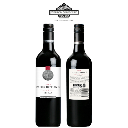 Rượu vang đỏ Berton Vineyards Foundstone Shiraz 2020 750ml 14.5% Alc