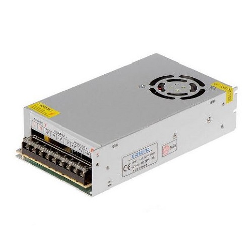 NGUỒN TỔ ONG 24V 10A CÓ QUẠT