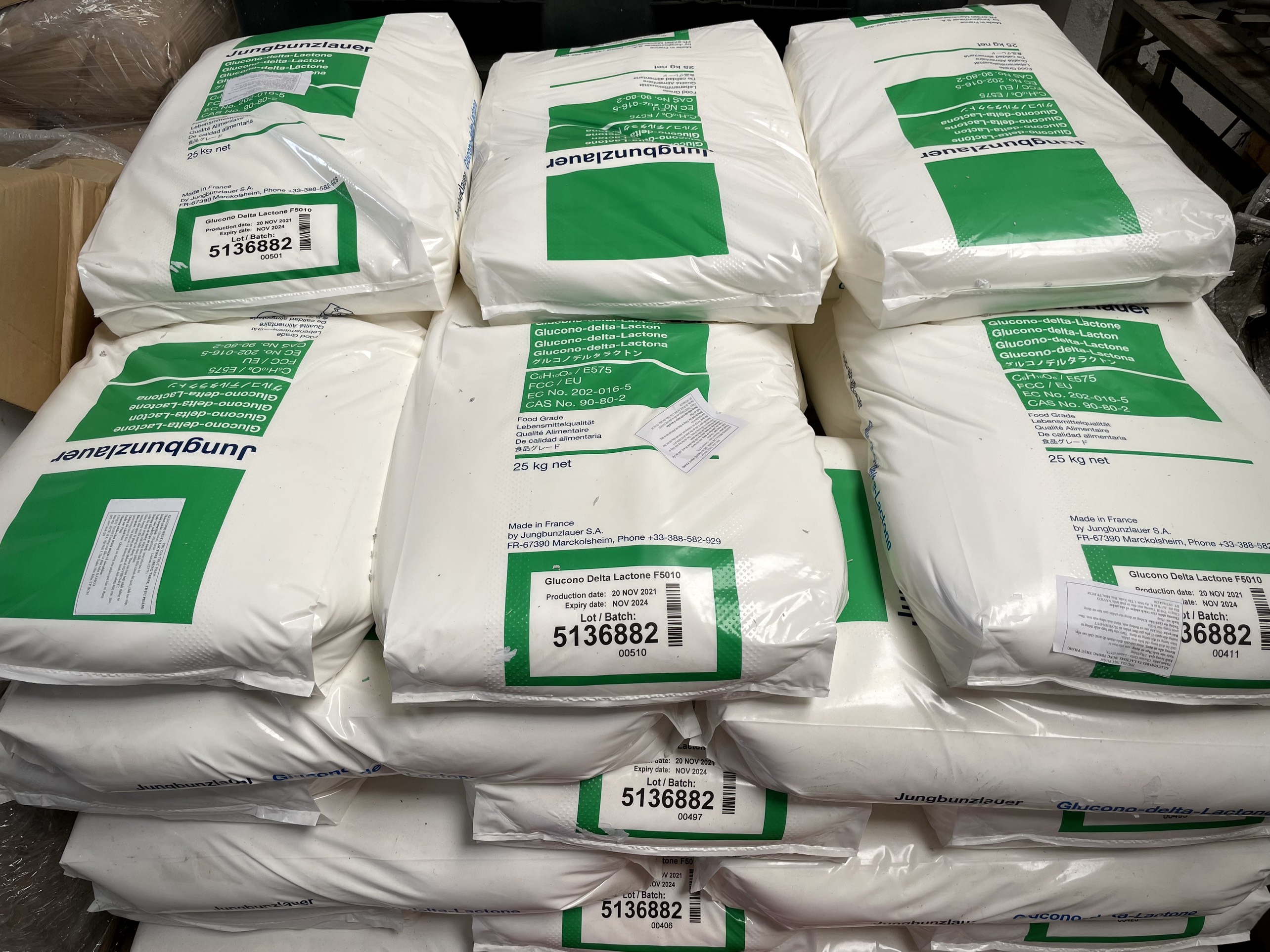 500g đường nho Pháp tạo đông tào phớ đậu hũ ngon béo (Chiết từ bao 25kg) glucono delta lactone