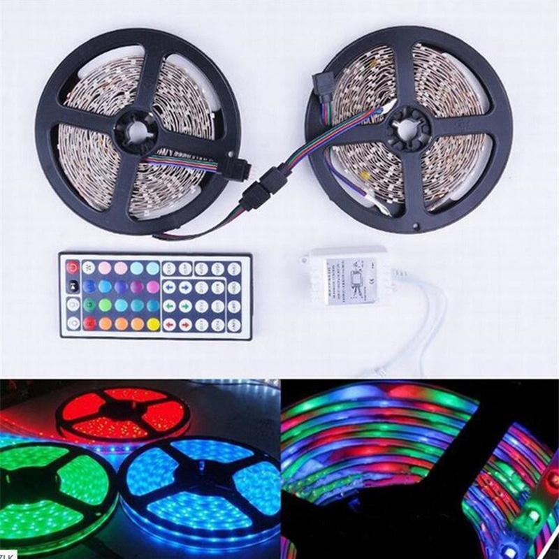 Dây Đèn LED 10M RGB 3528 600 LED Có 44 Nút Điều Khiển Từ Xa