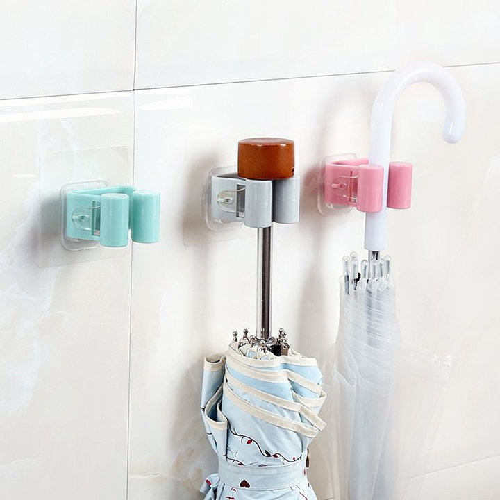 Móc treo chổi lau nhà và đồ dùng - Màu ngẫu nhiên