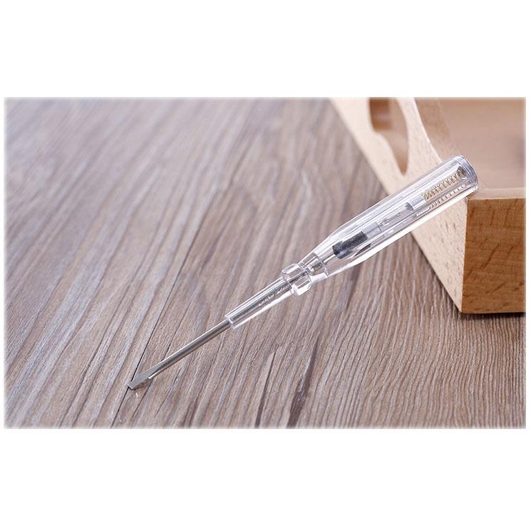 BÚT THỬ ĐIỆN TRONG SUỐT AN TOÀN 100V~500V THIẾT KẾ NHỎ GỌN DÀI 14CM SIÊU BỀN