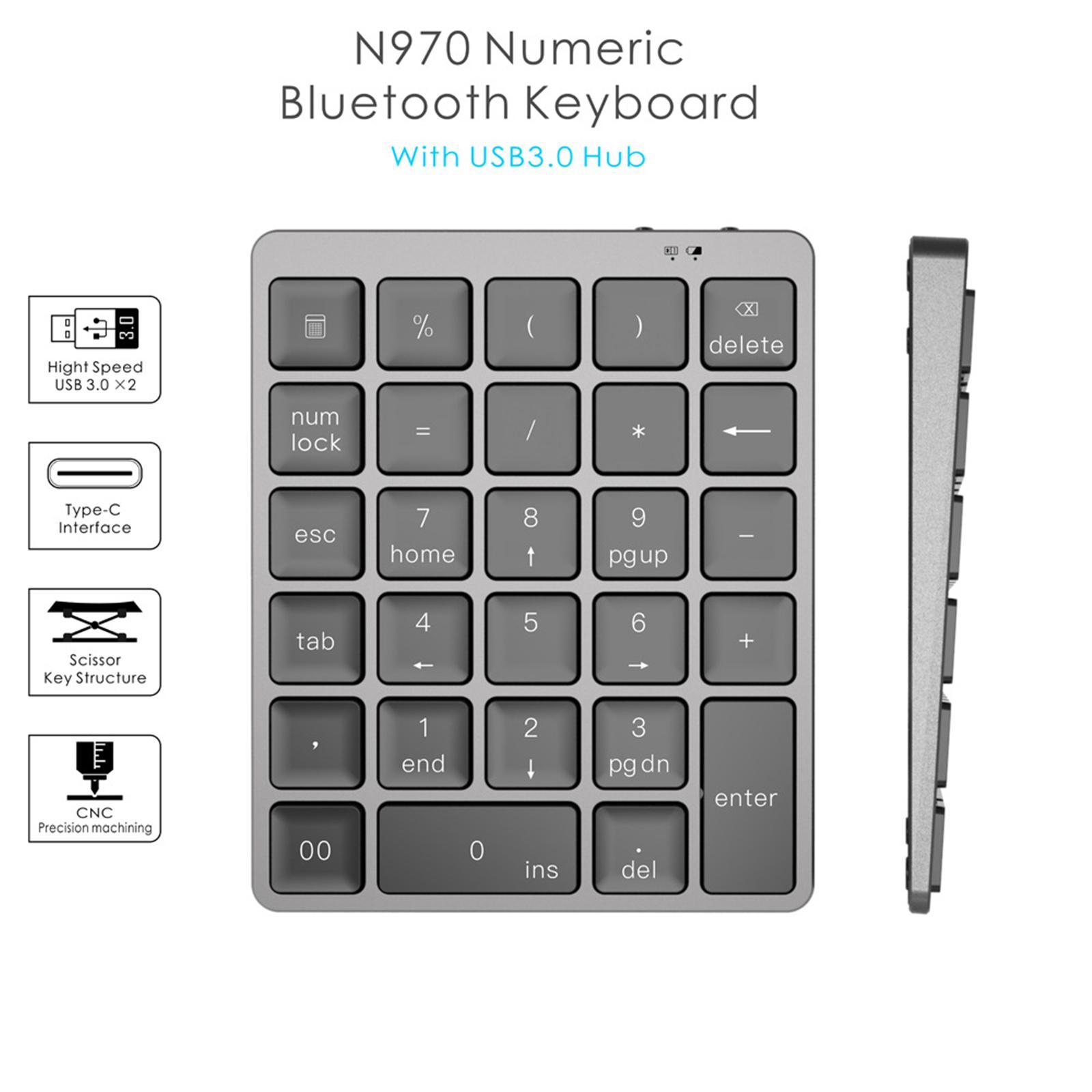 Financial Accounting Number Pad Multi Function Grey