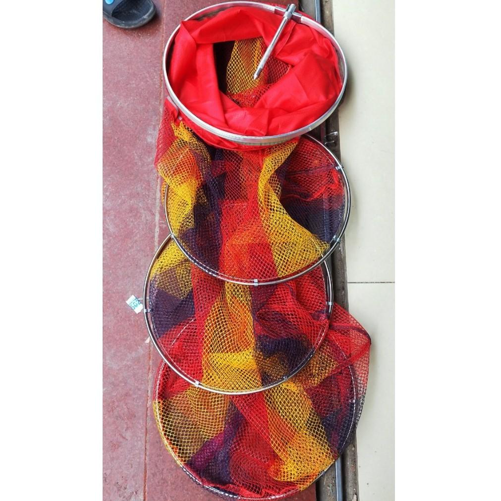 GIỎ BẮT CÁ 7 MÀU 40CM * 2M
