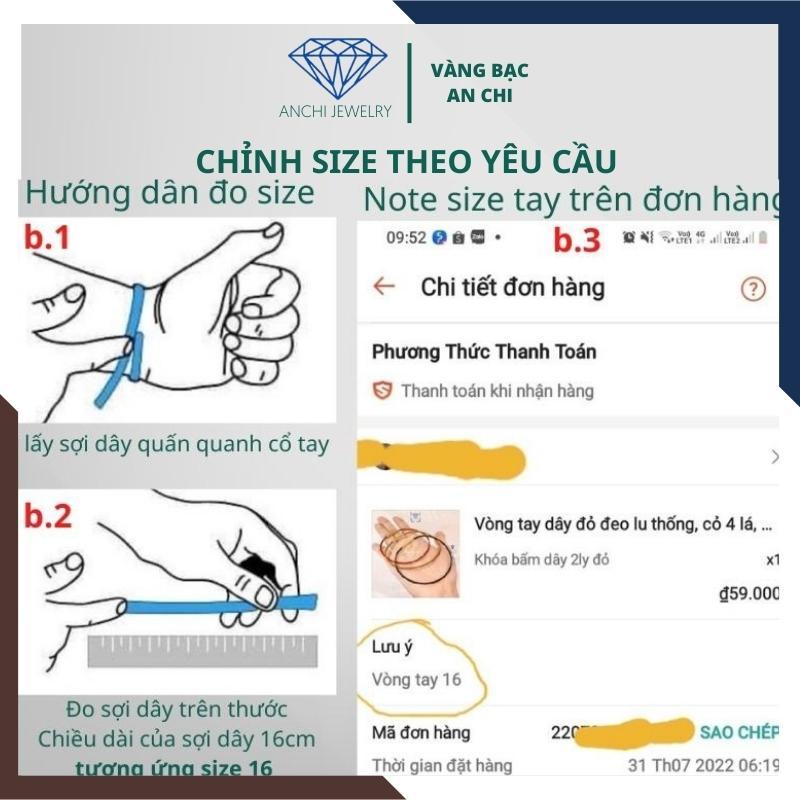 Vòng tay charm hoa sen màu xanh ngọc Anchi jewelry