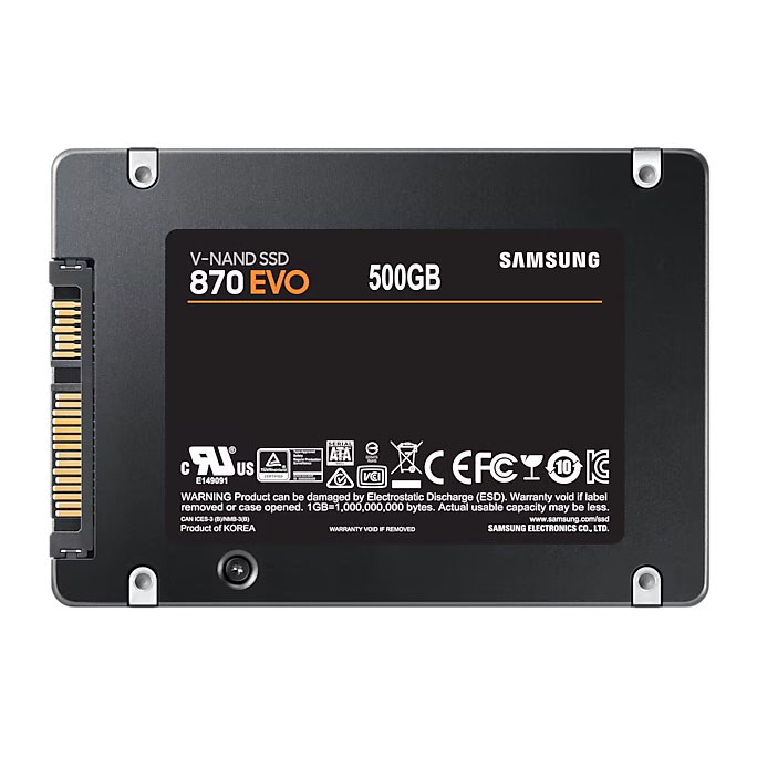 Ổ Cứng Samsung SSD Gắn Trong 870 EVO SATA 2.5 inch 500GB MZ-77E500BW - Hàng Chính Hãng