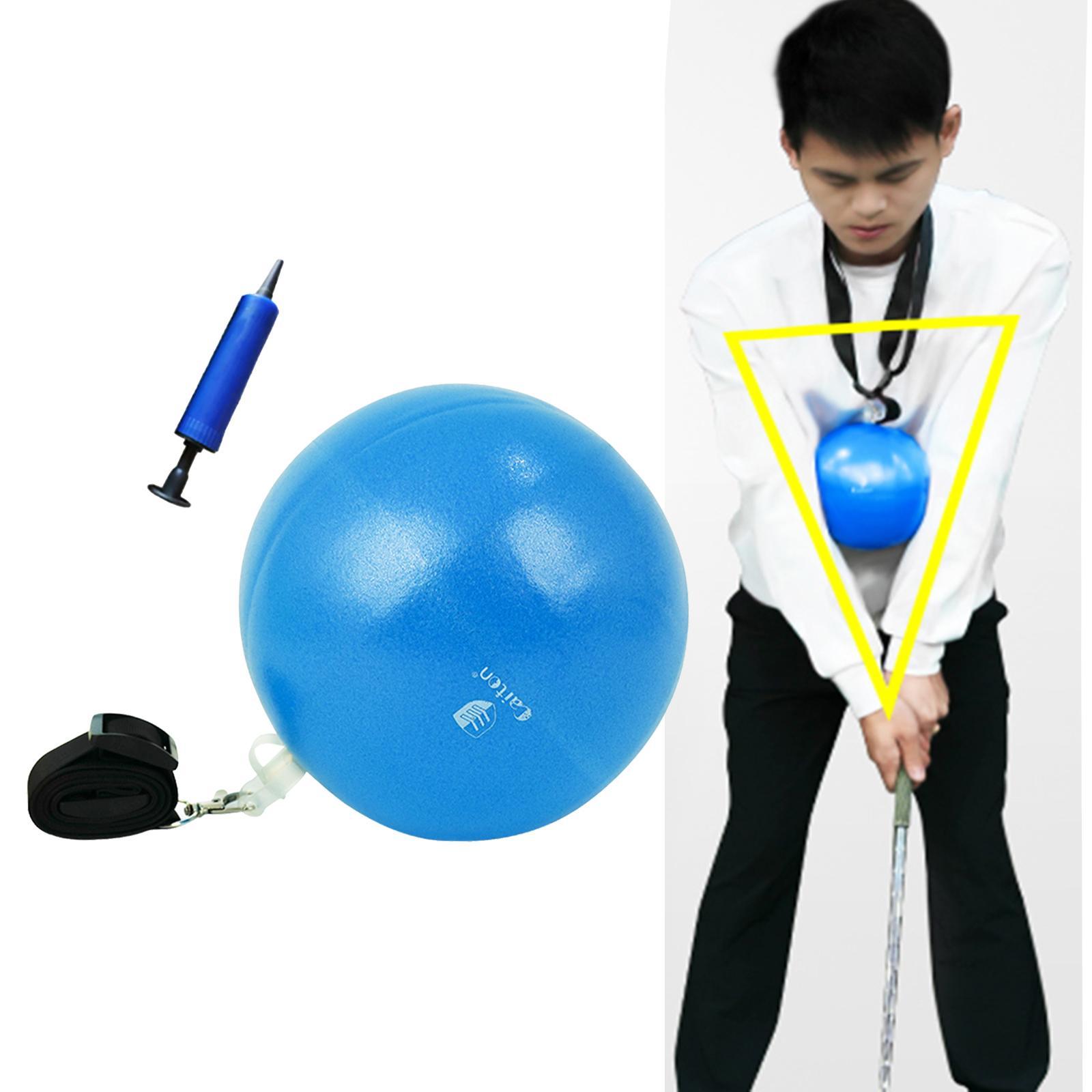 Golf Swing Trainer Ball Assist W/ Adjustable Lanyard for Posture Correction Golfer