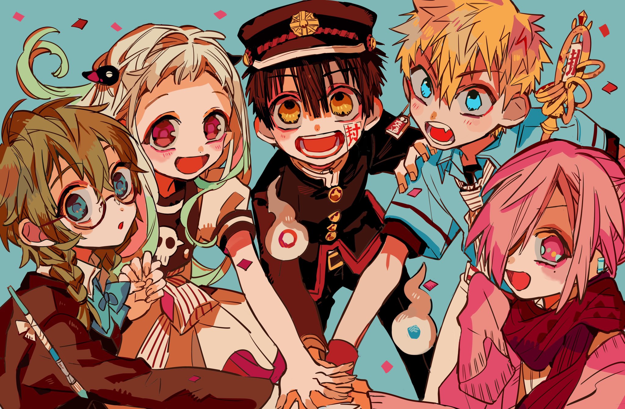 Tranh Poster Jibaku Shounen Hanako-kun khổ A4